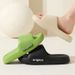 Unisex Letter Slippers Beach Slides Solid Color Mens Thick Sole Indoor Outdoor Bathroom Anti Slip Shoes Summer Couple_maomaolike.com