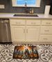 Afghan Hound Spooky Halloween Memory Foam Kitchen Mat Machine Washable Anti-Fatigue Mat Cushion Comfort Bath Mat Or Kitchen Rug_maomaolike.com