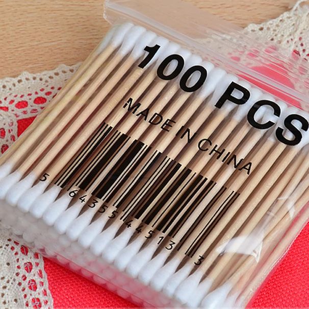 100/400 Pcs Cotton Swabs Double Round Tips Cotton Buds_maomaolike.com