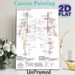 Human Body Meridians Painting Poster, Clear Detailed Anatomical Chart Poster, Educational Reference For Acupuncture Study, Suitable For Clinic And_maomaolike.com