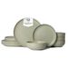 12-Piece Stoneware Dinner Plates Bowls Sets | Microwave & Dishwasher Safe | Non-Toxic Dinner Plates Bowls Set | Stackable Matte Glaze Kitchenware For 4_maomaolike.com