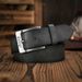 A Men's And Women's Casual Retro Western Style! PU Leather Belt With Metal Buckle, Suitable For Daily Work Wear_maomaolike.com