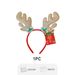 Christmas Headband Reindeer Antlers Clips Santa Claus Hats 12 Pcs_maomaolike.com