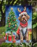 Wirehaired Pointing Griffon Christmas Reindeer Garden Flag Mailbox Flag Decorative Yard Flag Banner Outside Patio Artwork Yard Flower Beds, Garden Size, Multicolor_maomaolike.com