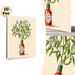 Creative Tabasco Pepper Plant Painting Poster, Vibrant Whimsical Illustration Poster, Unique Food-Themed Decor Ideal For Kitchen & Dining Area_maomaolike.com