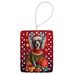 Chinese Crested Holiday Christmas Porcelain Ornament Christmas Tree Hanging Decorations For Home Christmas Holiday, Rectangle, Gift, Multicolor_maomaolike.com