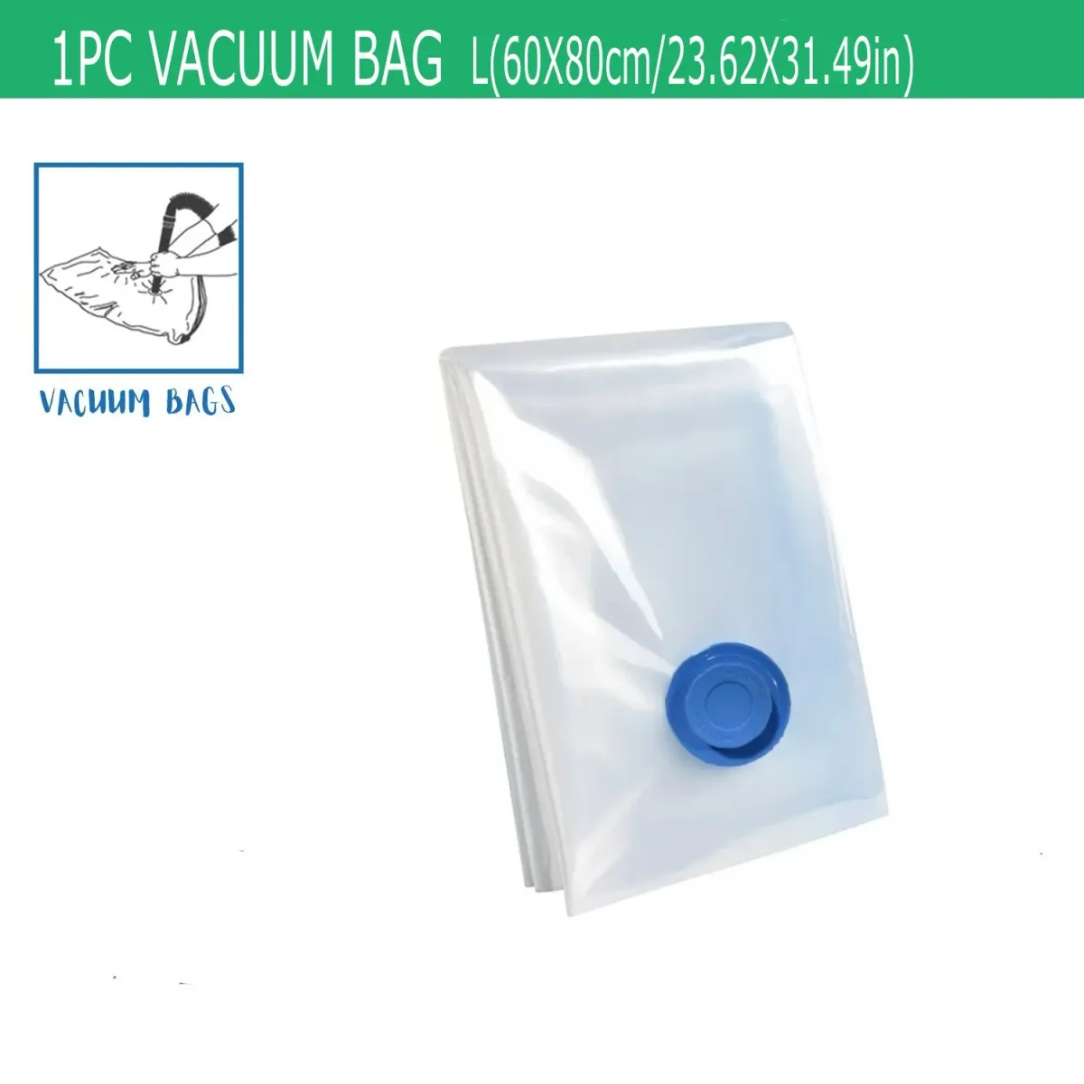 Vacuum Storage Bags, Space Saver Bags Compression For Comforters And Blankets, Sealer Clothes Travel Packing Organizer_maomaolike.com