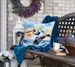 Pelican Soaring Throw Pillow Machine Washable, Indoor Outdoor Decorative Pillow For Couch, Bed Or Patio, 18Hx18W_maomaolike.com