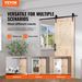 VEVOR Barn Door And Hardware Kit, 30" X 84" Wood Sliding Barn Door, Smoothly And Quietly, Barn Door Kit With 8-in-1 Floor Guide And Door Handle, Spruce Wood Panelled Slab, Easy To Install_maomaolike.com