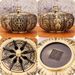 Pure Brass Pumpkin Incense Burner With Lid, Indoor Desktop Creative Metal Craft Ornament Wholesale_maomaolike.com