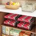 4 Tiers Can Organizer Rack, 48 Cans Soda Can Dispenser Organizer For Refrigerator, Set Of 2 Stackable Beverage Dispenser Rack_maomaolike.com