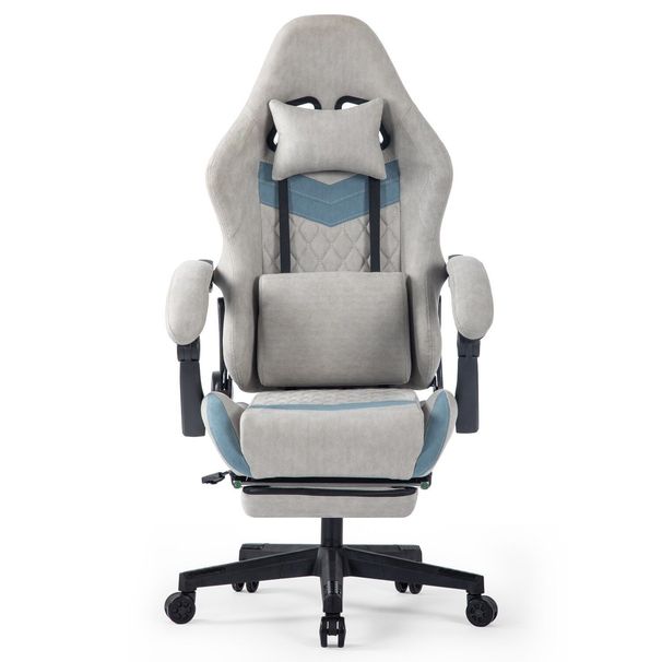 Ergonomic Adjustable Gaming Chair With Headrest And Lumbar Pillow, Adjustable Height, Suitable For Offices And Gaming Rooms_maomaolike.com