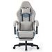 Ergonomic Adjustable Gaming Chair With Headrest And Lumbar Pillow, Adjustable Height, Suitable For Offices And Gaming Rooms_maomaolike.com