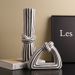 Modern Art Creative Simple Striped Knot Vase Home Entrance Living Room High-end Decorative Ornament_maomaolike.com