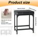 2 Pack Vanity Stool Chair, Makeup Stool, Leather Vanity Stool, Modern Foot Stool For Vanity Makeup, Living Room, Bedroom And Entryway, Barstools_maomaolike.com