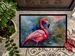 Flamingo Doormat Front Door Mat Indoor Outdoor Rugs For Entryway, Non Slip Washable Low Pile, 24H X 36W_maomaolike.com