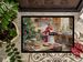 Cookies With Santa Claus Mrs. Claus Doormat Front Door Mat Indoor Outdoor Rugs For Entryway, Non Slip Washable Low Pile, 24H X 36W_maomaolike.com