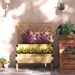 2 Tier Trellis Planter, Wooden Raised Garden Bed, Natural_maomaolike.com