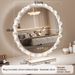 Sunflower Makeup With LED Light, Plug-in Vanity Mirror, Large Desktop Rotatable Smart Beauty Mirror_maomaolike.com