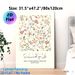 Islamic Verse Painting Poster, Soft Watercolor Floral Poster, Inspirational Quran 94:6 Quote With Delicate Botanical Design, Suitable For Living Room_maomaolike.com