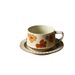 Vintage Coarse Pottery Set, Light Luxury High-End Feel, Niche Design Style Ceramic Coffee Cup And Saucer_maomaolike.com