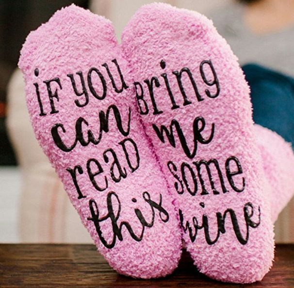 Unisex if you can read this cake socks, letter socks, mid-tube socks_maomaolike.com