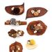 【Little Fruit】Ume Nordic Homestay Dried Flower Decorative Plant Fruit Handmade Brooch Material Little White Bean_maomaolike.com
