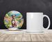 Pit Bull Terrier Spring Path Large Sandstone Coasters Pack Of 4 Absorbent Round Coasters Decor Gifts For Men Or Women, 4 In, Multicolor_maomaolike.com
