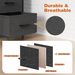 Dresser For Bedroom With 9 Fabric Storage Drawer Wardrobe Tall Chest Organizer Closet Adult Kids Clothes Cabinet Furniture_maomaolike.com