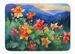 Colorado Rocky Mountain Columbine In Watercolor Memory Foam Kitchen Mat Machine Washable Anti-Fatigue Mat Cushion Comfort Bath Mat Or Kitchen Rug_maomaolike.com