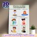Emotion Regulation Painting Poster, Gentle Cartoon Illustration Poster, Provides Practical Calming Strategies For Overwhelming Feelings, Ideal For_maomaolike.com
