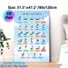 Arabic Alphabets Painting Poster, Soft-colored Clear Arabic Alphabet Chart Poster, Practical For Arabic Language Learning, Ideal For Study Areas And_maomaolike.com