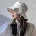 Hot Sale Korean Lace-up Fisherman Women Ins Blogger Lightweight Windbreak Rope Sunshade Basin Sun Bucket Hat_maomaolike.com