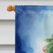 Beagle Christmas Reindeer House Flag Large Porch Sleeve Pole Decorative Outside Yard Banner Artwork Wall Hanging, Polyester, House Size, Multicolor_maomaolike.com