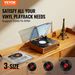 VEVOR Vinyl Record Player, 3-Speed, Belt Driven Turntable Record Player With Built-in 3W Speaker Magnetic Cartridge, Support 33/45/78 RPM Bluetooth Aux In RCA Output, For 7/10 /12 In Vinyl Records_maomaolike.com