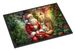 Chihuahua And Santa Claus Doormat Front Door Mat Indoor Outdoor Rugs For Entryway, Non Slip Washable Low Pile, 24H X 36W_maomaolike.com