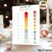 Emotion Thermometer Painting Poster, Vibrant Color-coded Mood Scale With Expressive Emojis Poster, Assists In Identifying And Expressing Feelings_maomaolike.com
