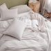 Home Textile High Weight Cationic Cotton And Linen Yarn Dyed Quilt Cover Three Piece Set_maomaolike.com