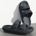 2025 New Men's Outdoor Fashion Thick Sole Sandals - Non-Slip Showers For Bathroom, Lightweight Comfortable House_maomaolike.com
