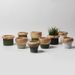 Nordic Style Cement Flower Pot Anti-Wood Grain Fashion Simple Artistic Personality Indoor Large Radish Bonsai Green Plant_maomaolike.com