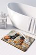 Affenpinscher Fall Kitchen Pumpkins Memory Foam Kitchen Mat Machine Washable Anti-Fatigue Mat Cushion Comfort Bath Mat Or Kitchen Rug_maomaolike.com