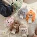New Cute Plush Insert Injection Hot Thickened Explosion-proof PVC Warm Water Bag Removable And Washable Spot Wholesale_maomaolike.com