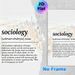 Sociology Definition Painting Poster, Witty Watercolor Cityscape Poster, Humorous Academic Definition Decor Ideal For Study Rooms, Offices_maomaolike.com