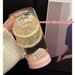 Simple Fresh Mini Water Heat-Resistant Anti Drop Portable Plastic Cup, Milk And Fruit Bottle, Graduated Pocket Cup_maomaolike.com