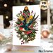 Swallow & Lily Of The Valley Painting Poster, Vibrant Vintage Tattoo Style Poster, Eye-catching Artistic Decor Suitable For Living Room, Bedroom And_maomaolike.com