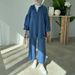Women's Clothing autumn new women's clothing round neck lantern sleeve loose casual wide leg pants two piece suit_maomaolike.com