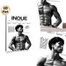Boxer Naoya Inoue Painting Poster, Monochrome Stylized Athlete Portrait Poster, Showcases Championship Honors & Fighter Profile, Ideal For Gym, Home_maomaolike.com