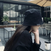 Hot Sale Solid Color Bucket Hat For Men Women Panama Basin Cap Fashion Foldable Cotton Sun Visors Large Brim Fisherman Caps gorra_maomaolike.com