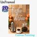Coffee & Tea Themed Painting Poster, Warm-toned Rustic Cozy Scene Poster, Inviting Design With Coffee Pot, Tea Jar And Orange Tulips, Ideal For_maomaolike.com
