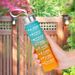300ml Water Bottle BPA Free Leak Proof High Quality Drink Bottles With Time Marker Fitness Sports Reusable Outdoors_maomaolike.com